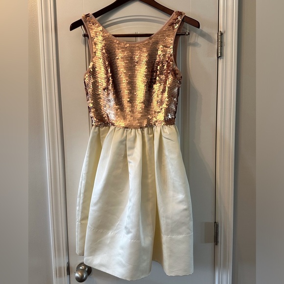 New! Anthropologie Paper Crown Addie Sequin Dress Size Small - Picture 5 of 14